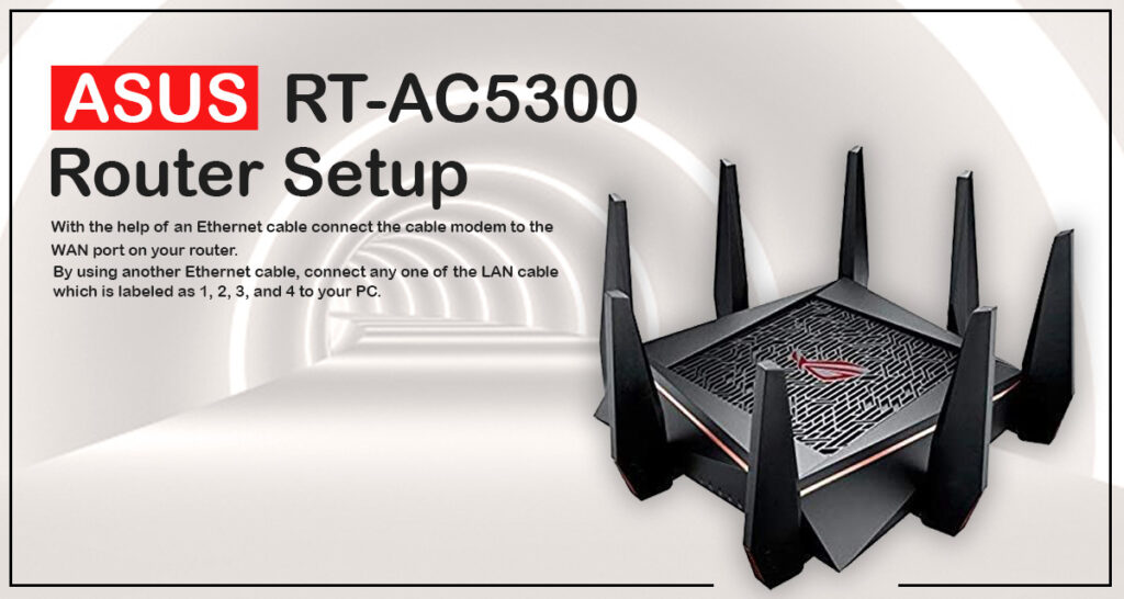 asus router setup page